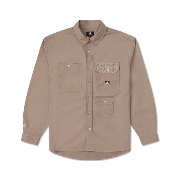 

Рубашка yotd woven shirt 'tan' Converse, бежевый