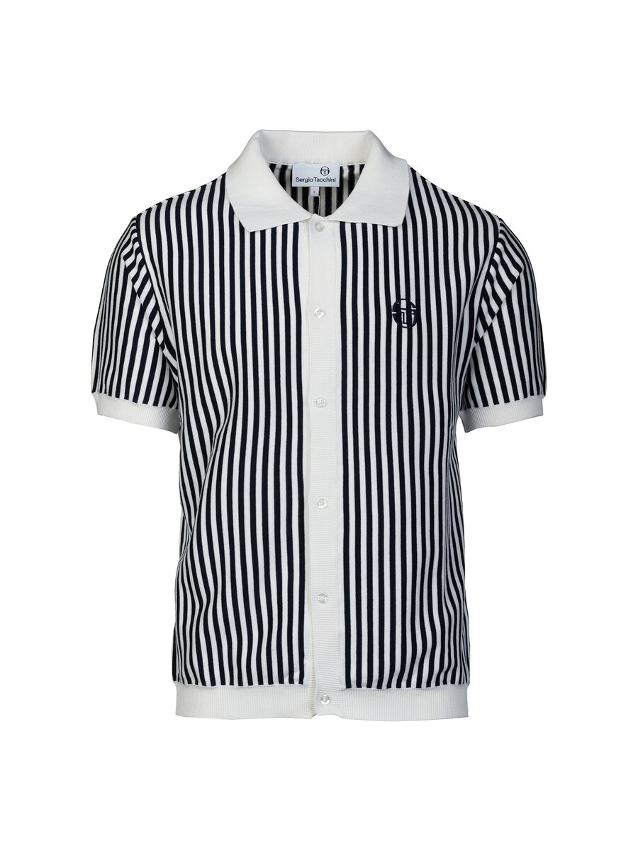 

Рубашка поло Sergio Tacchini Shirt ABRAMO KNIT, черный/белый
