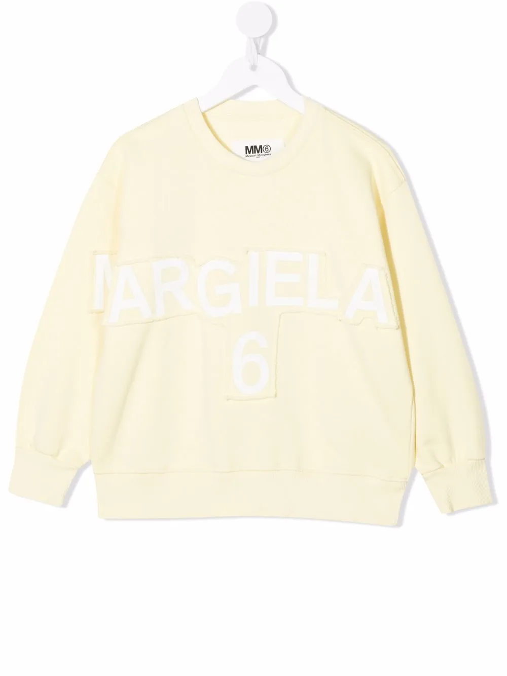 

Джемпер с логотипом MM6 Maison Margiela Kids, желтый