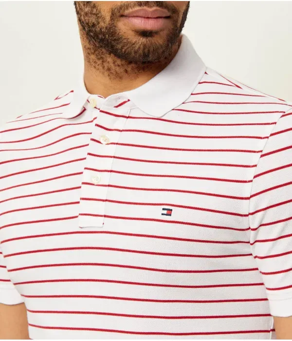 Поло 1985 slim fit Tommy Hilfiger, белый — фото 4