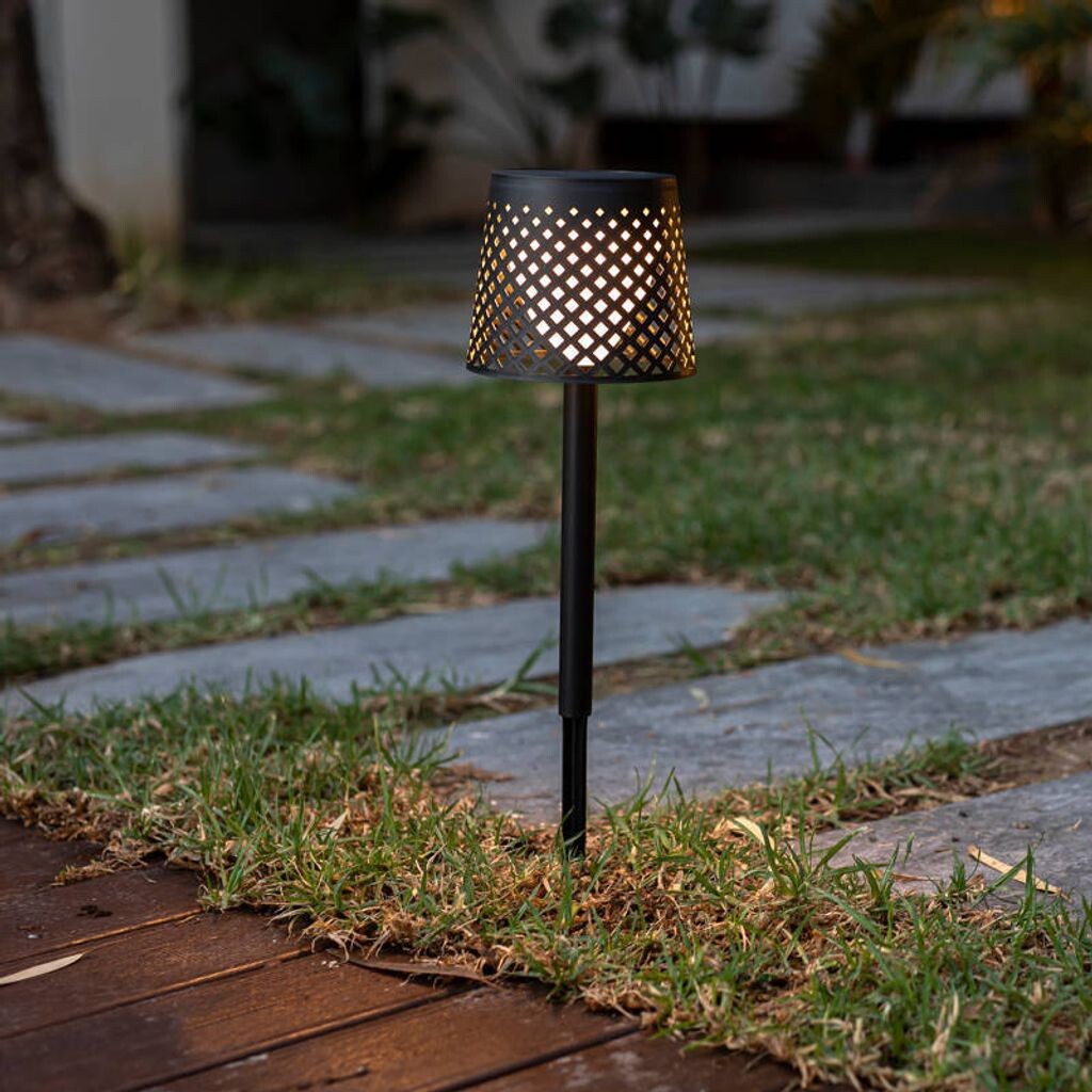 

Новый сад GRETA SOLAR+BATTERY черный New Garden