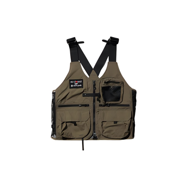 

Футболка-майка X Toned Trout SS24 Unisex Snow Peak, Хаки/Хаки