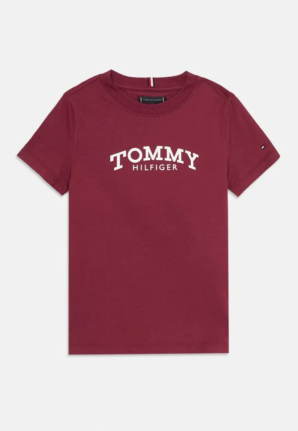Футболка с принтом логотипа футболка с принтом Tommy Hilfiger, Rich Cherry — фото 3