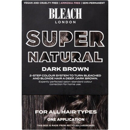 

Bleach London Dark Brown Super Natural Набор для полуперманентной коррекции цвета