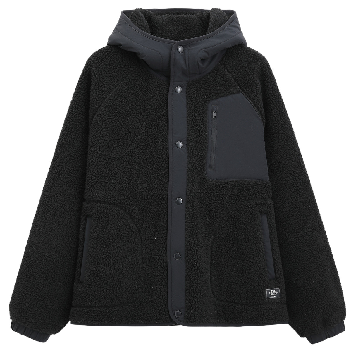 

GAP Зимнее пальто с бархатистой текстурой для мужчин, Black
