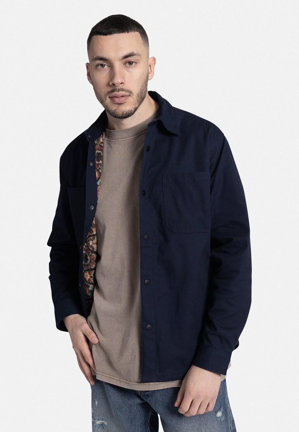 

Куртка LORENZO OVERSHIRT Redefined Rebel, темно-синий
