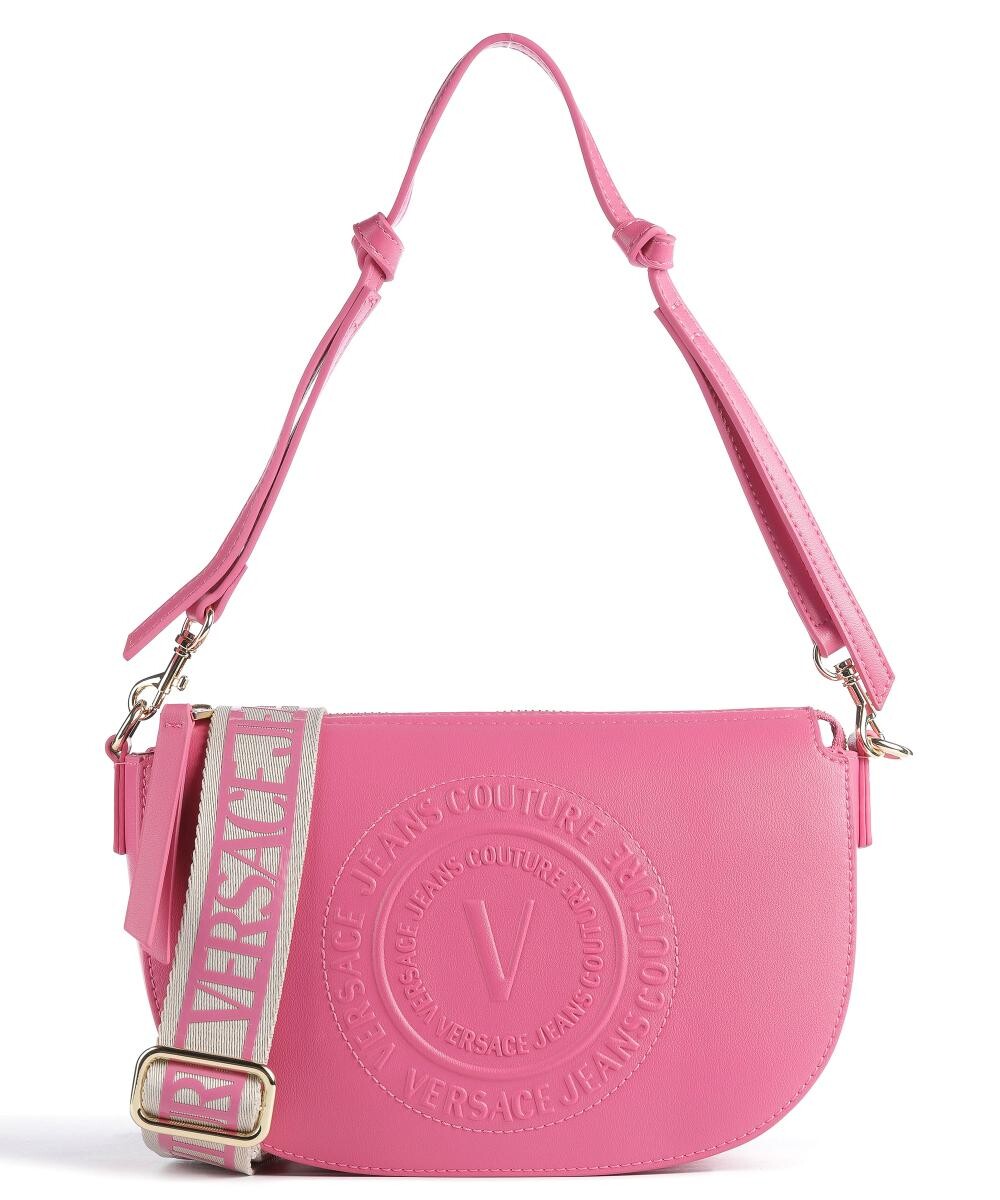 

Сумка на плечо V-Emblem из искусственной кожи Versace Jeans Couture, розовый
