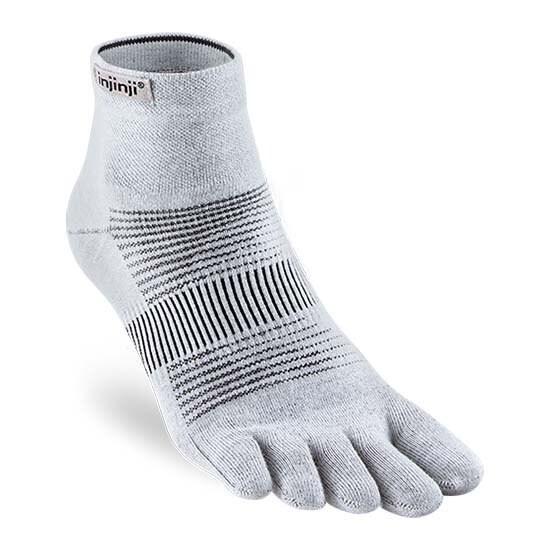 

Носки Injinji Run Lightweight Mini-Crew, серый