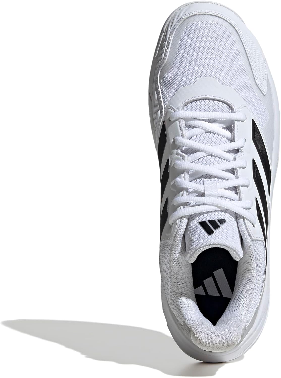 Мужские теннисные кроссовки Adidas Courtjam Control 3, белый/черный/серый — фото 2