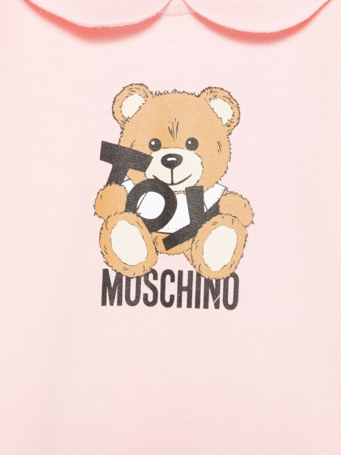 Moschino Kids пижама с принтом, розовый — фото 3