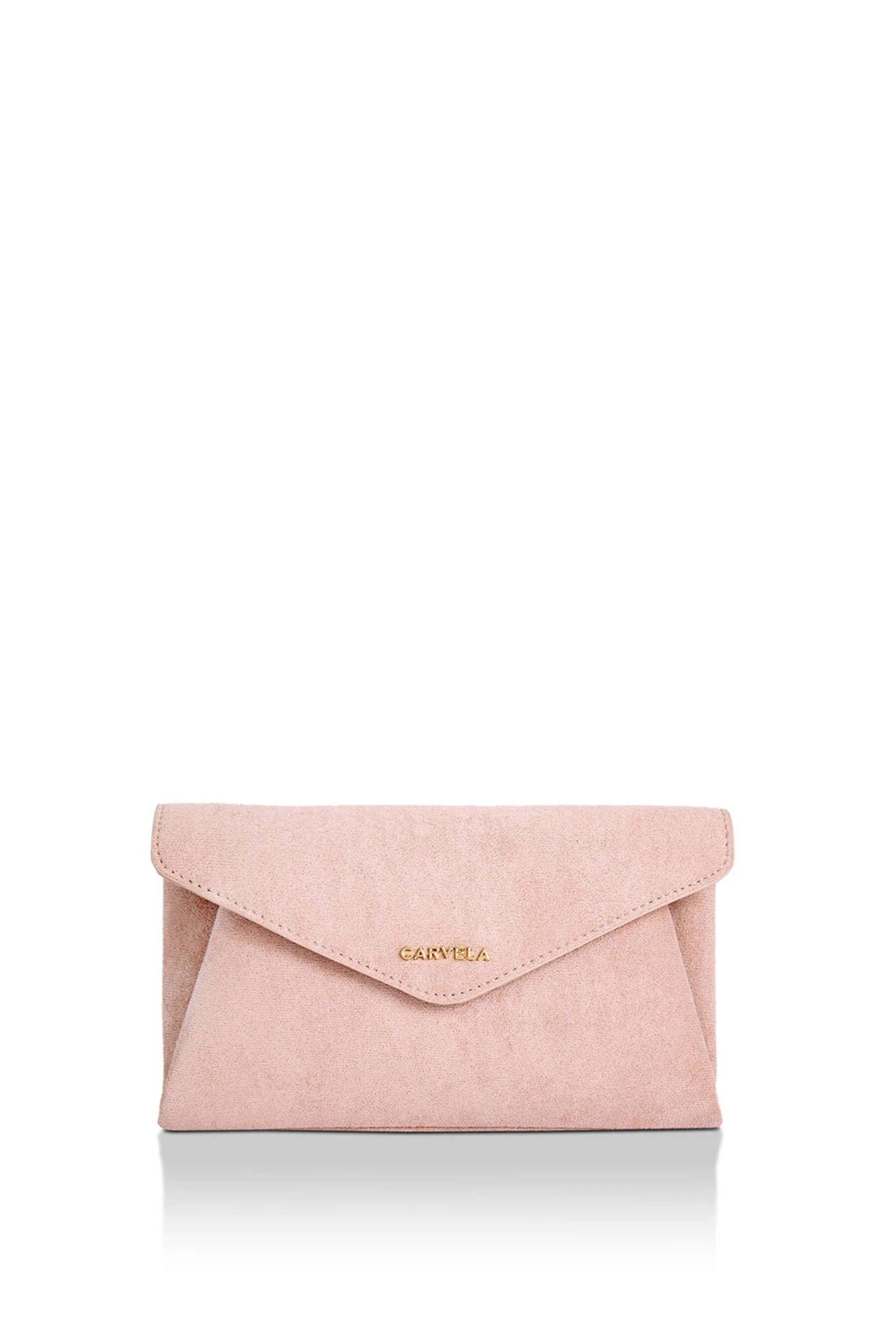 

Замшевая сумка 'Megan Envelope Clutch' Carvela, розовый