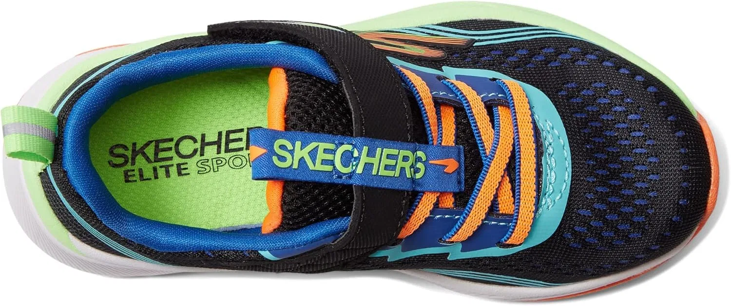 Кроссовки Bounder Pro для мальчиков Skechers, 2-Black Textile Ribbon With Multiple Decorative Elements — фото 2