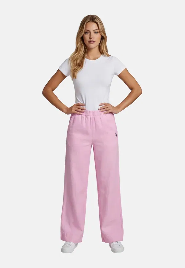 Брюки Usmoolly U.S. Polo Assn., розовый