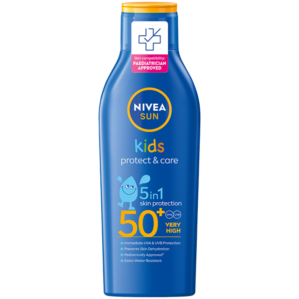 

Солнцезащитный лосьон с spf50+ для детей, 200 мл Nivea Sun kids protect & care