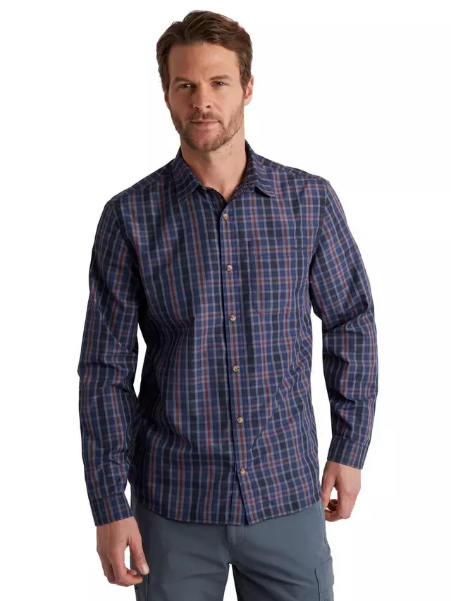 

Рубашка Rohan Men's Coast Long, цвет true/navy/red