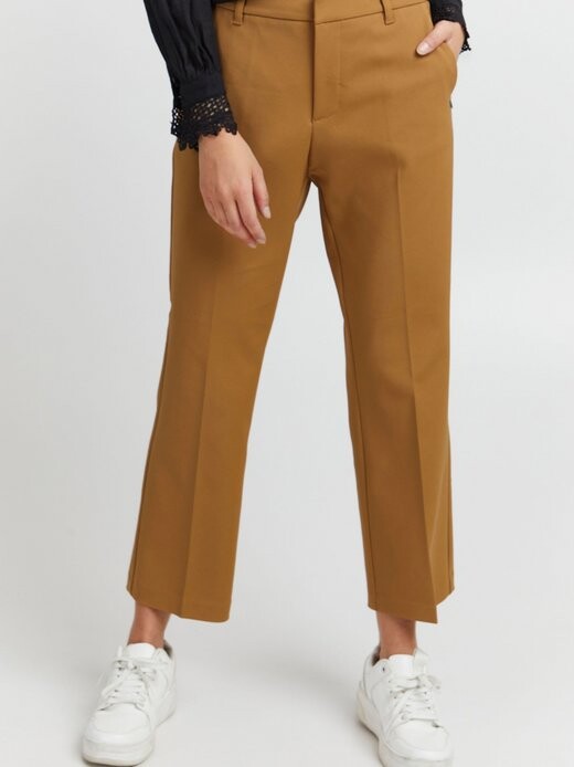 

Брюки из ткани pzbindy Pulz Jeans, коричневый