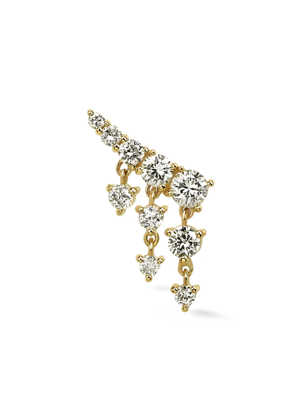 

Серьга-гвоздик Royal Heiress из желтого золота с бриллиантами Lark & Berry, золотой