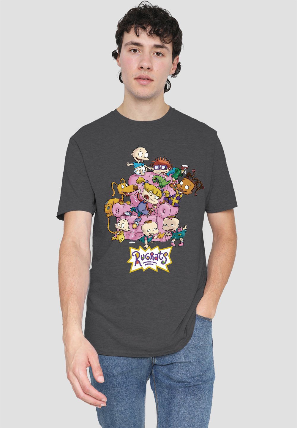 

Футболка с принтом RUGRATS RUGRATS CHAIR Cotton Soul, антрацит