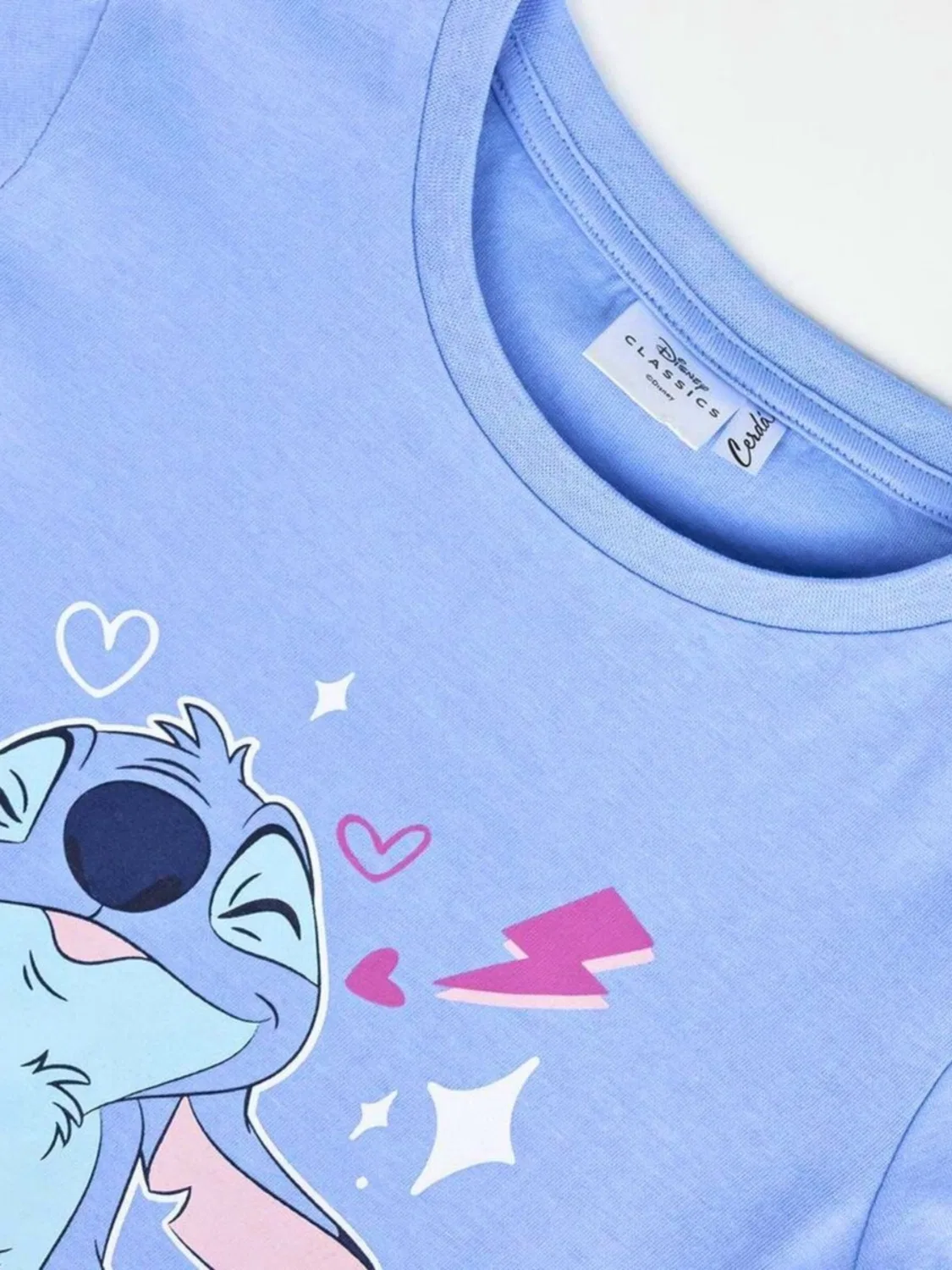 Пижама Cerdá Disney Stitch Pyjama Set Girls синего цвета — фото 3