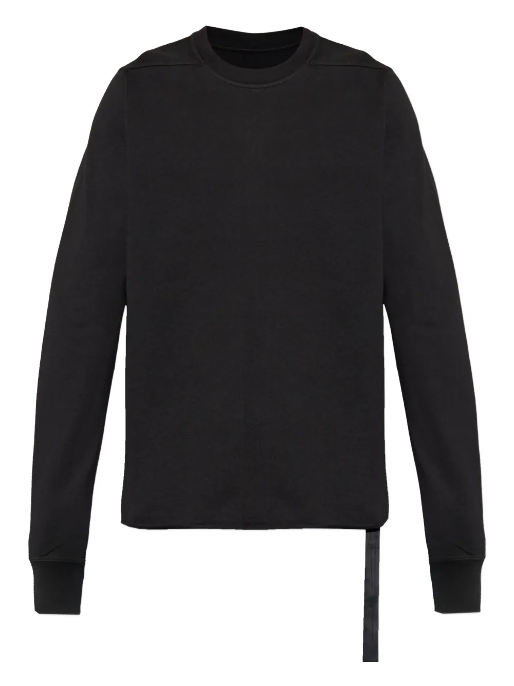 

Футболка с длинными рукавами и необработанными краями Rick Owens DRKSHDW, черный