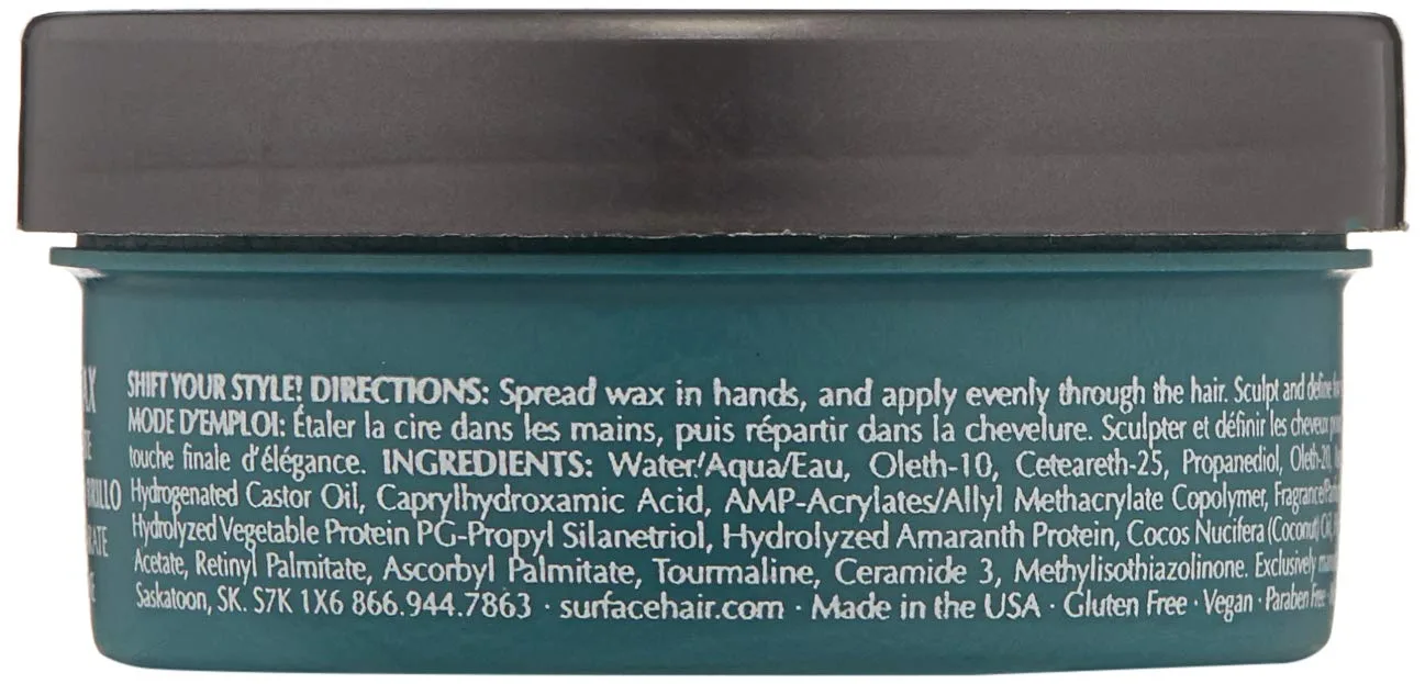 Воск для волос Surface Hair Shift Wax 2 унции 56.70 г (1 шт.) — фото 3