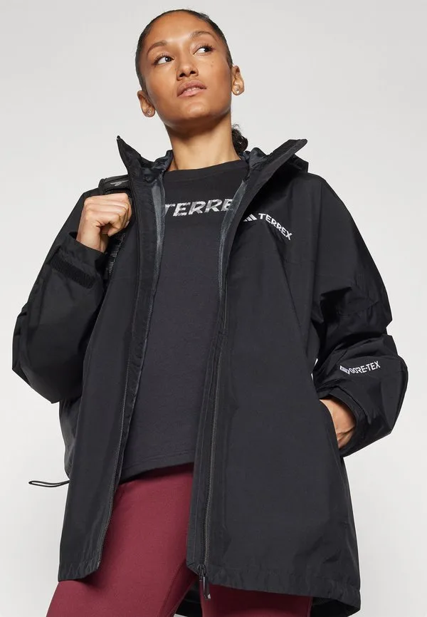 Куртка xperior 2 layer goretex hardshell Adidas Terrex, Black — фото 4