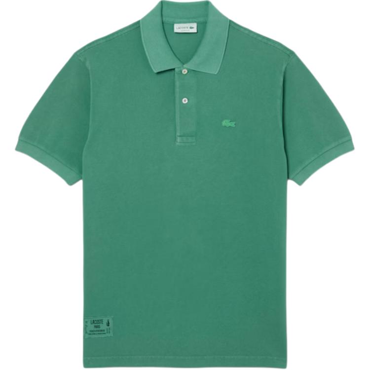 Поло с эффектом состаренности LACOSTE, светло-коричневый — фото 3