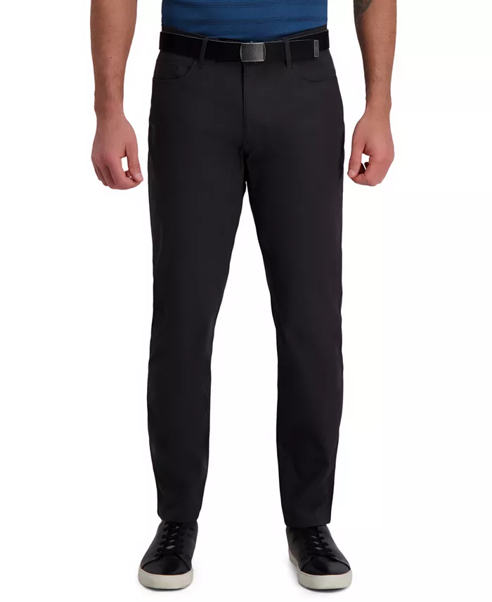 

Активные брюки City Flex Traveler Slim Fit с пятью карманами, плоской передней частью и технологией Ripstop (серия Active Series) Haggar, серебряный