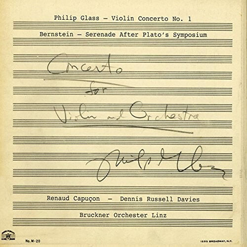

CD диск Glass / Bernstein / Capucon, Renaud: Glass: Violin Concerto No.1; Bernstein: Serenade