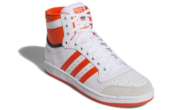 Кроссовки топ десятка высокие Adidas, белый — фото 3