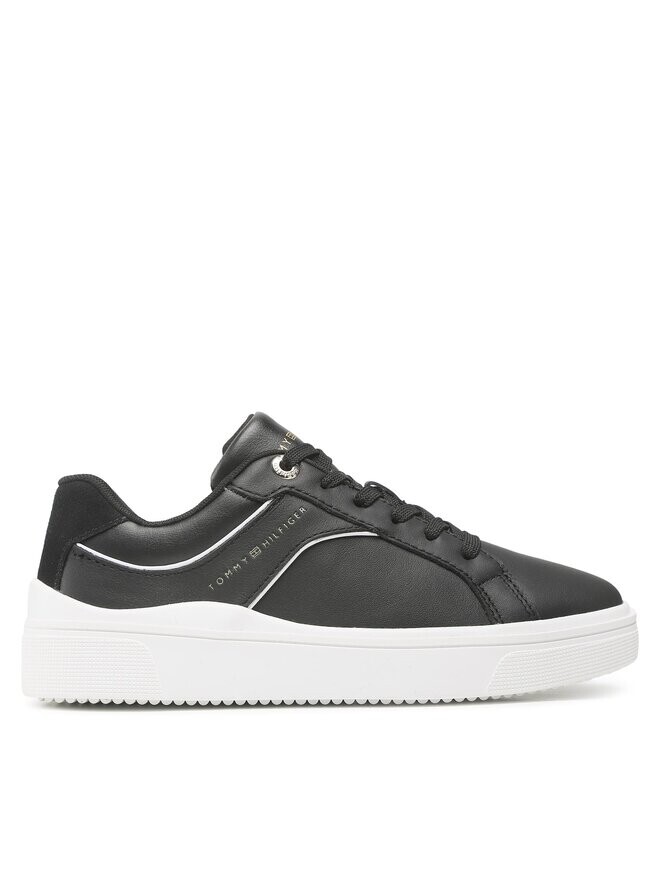 

Кроссовки Feminine Court Sneaker Tommy Hilfiger, черный
