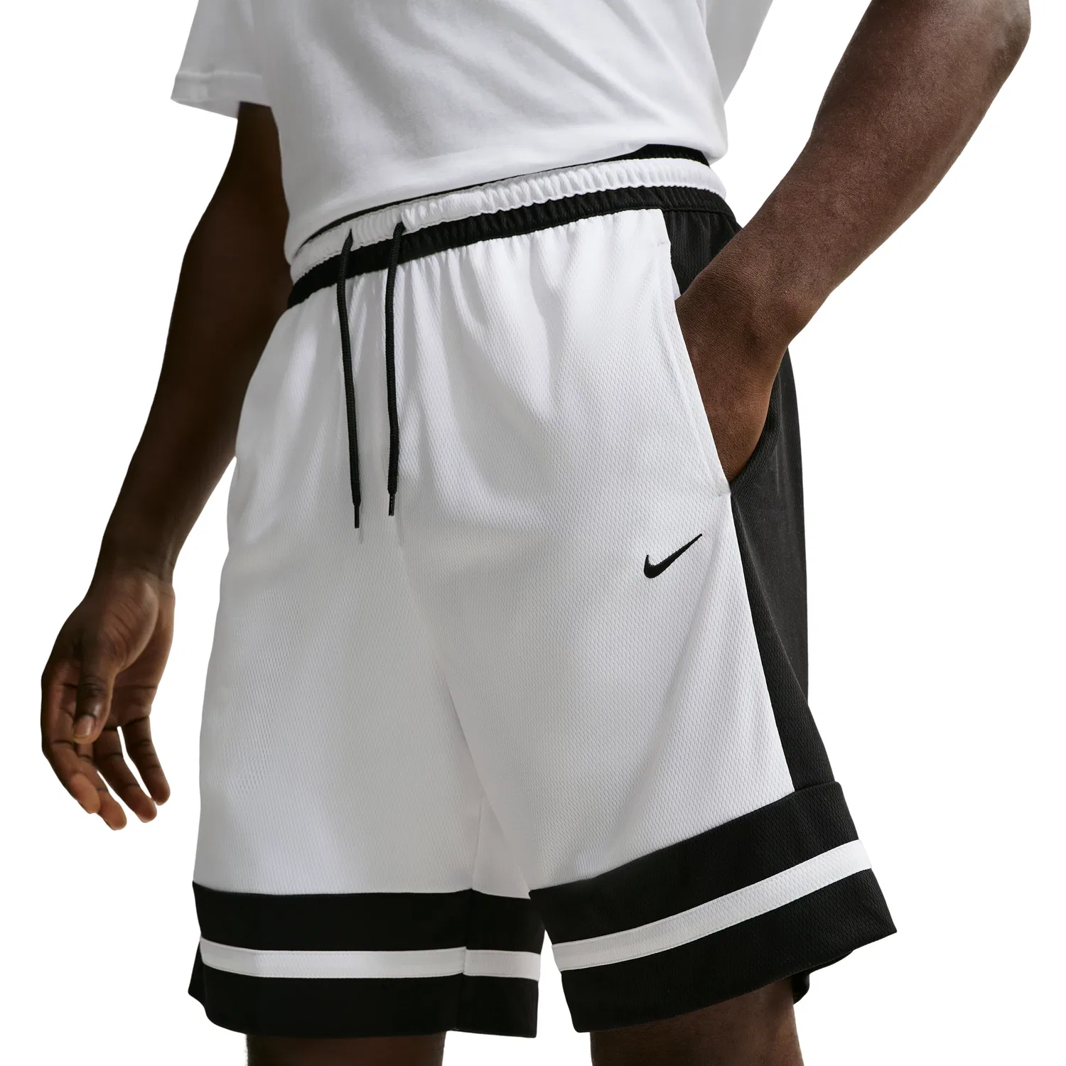 Шорты Nike Dri-FIT Game Classic 8" 'Бело-черные' IF1593-101