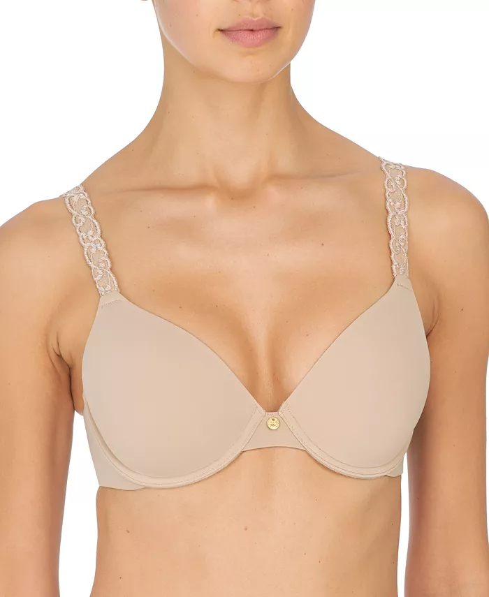 

Женский бюстгальтер Pure Luxe Custom Coverage Contour с косточками 732080 Natori, коричневый/бежевый