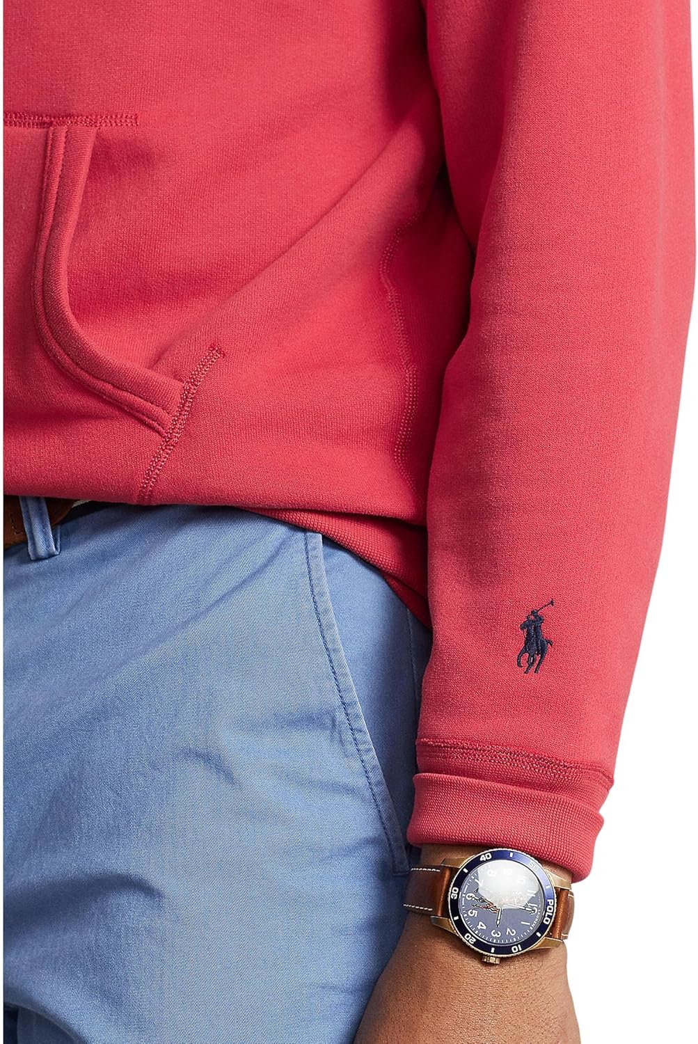 Толстовка с логотипом RL Fleece POLO RALPH LAUREN, Post Red — фото 3