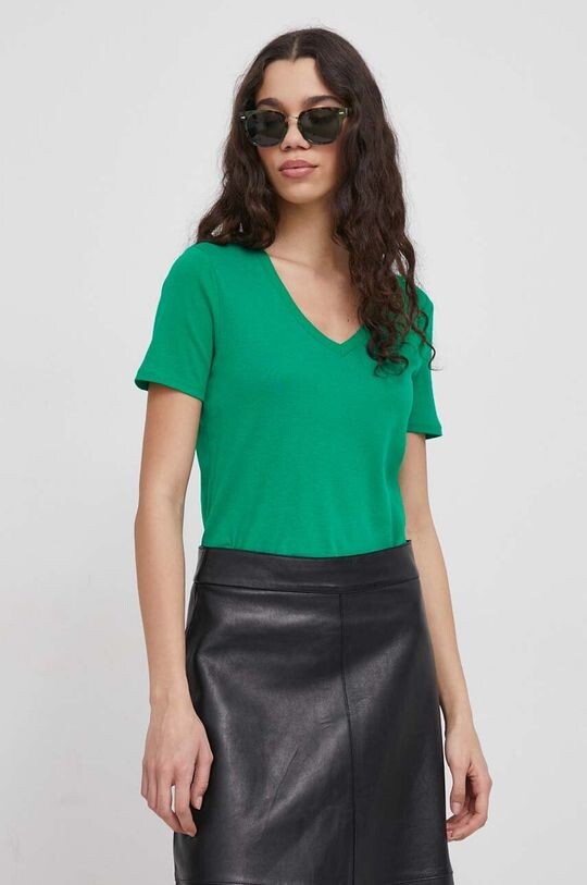 

Хлопковая футболка United Colors of Benetton, зеленый