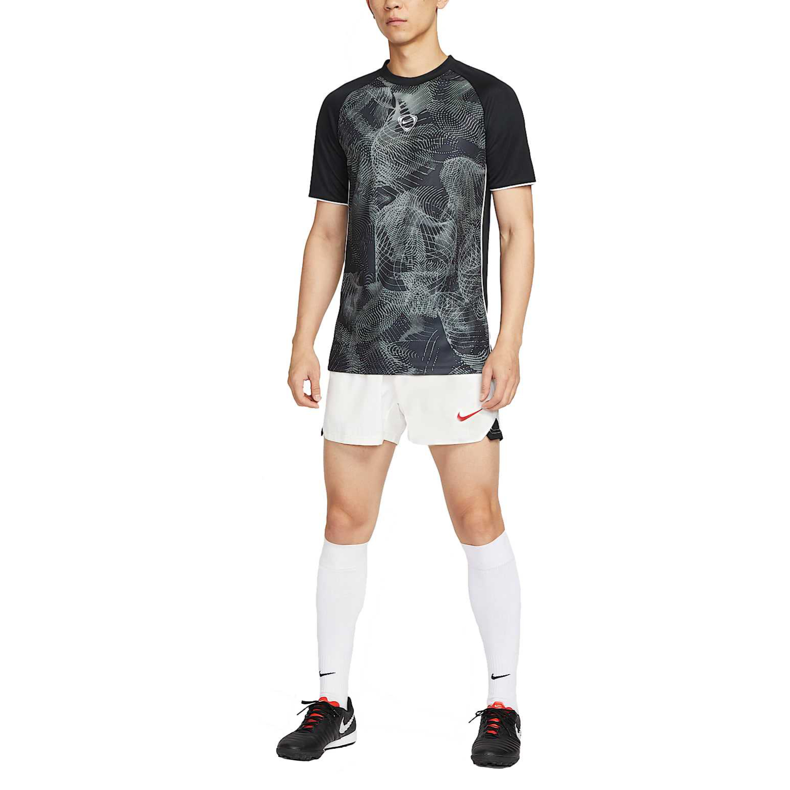 Футболка Academy Soccer Jersey Men's Nike, черно-белый — фото 4