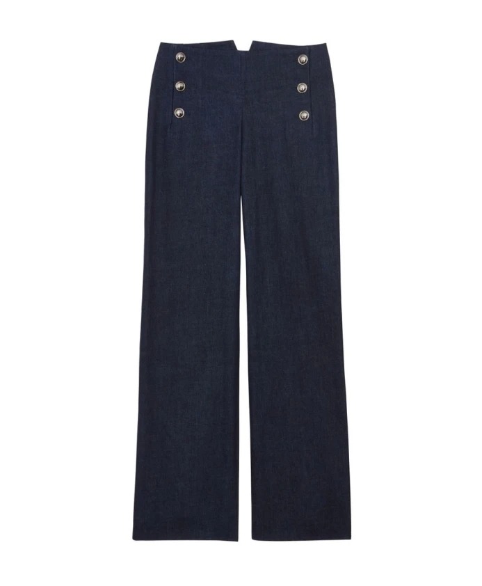 

Хлопковые брюки Габриэль Ines De La Fressange Paris, синий