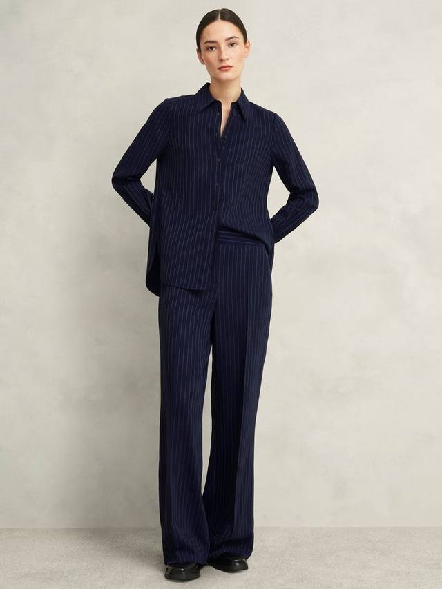 

Брюки в тонкую полоску от хэдли Hobbs, цвет Midnight/Ivory