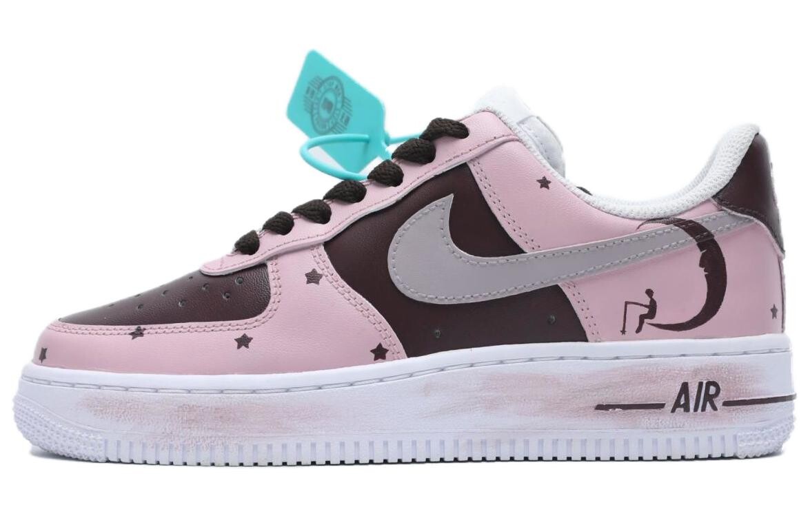 

Кроссовки Nike Air Force 1 Skateboarding Shoes Women's Low-top Red, розовый