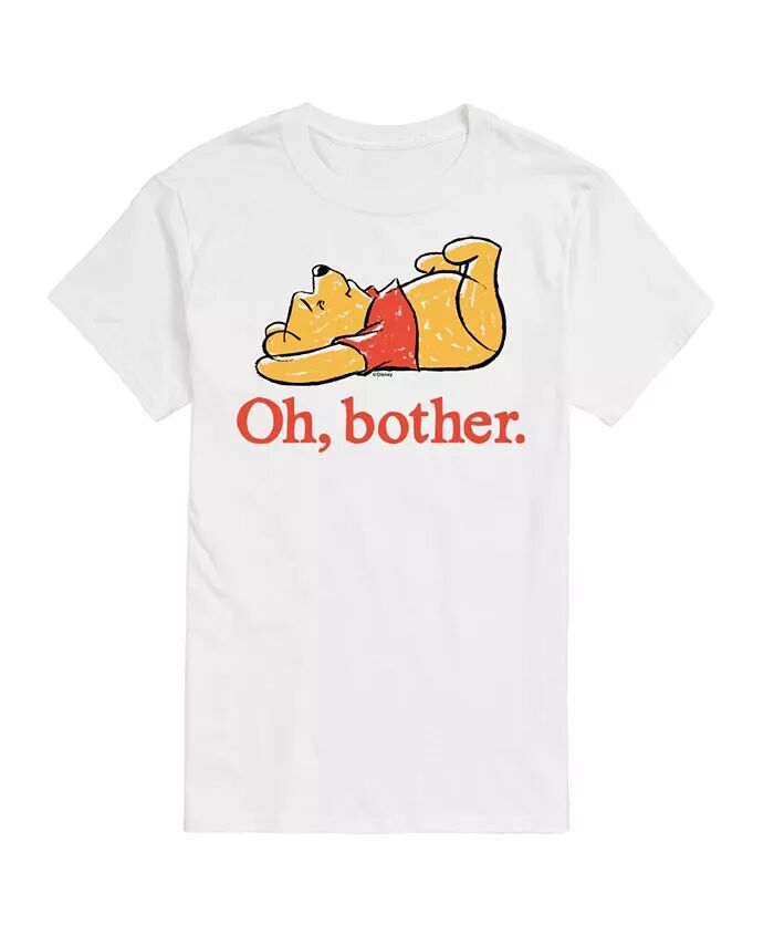 

Мужская футболка с коротким рукавом Hybrid Apparel Winnie the Pooh AIRWAVES, белый