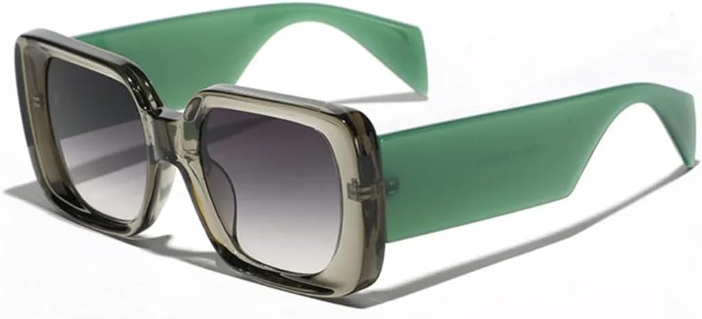 

Солнцезащитные очки с защитой от УФ-излучения UV400 | Широкая оправа и широкие дужки | Линзы конфетных цветов для занятий спортом на открытом воздухе и путешествий DSVIGF, Green