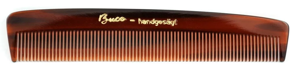 Карманная расческа Buco с мелкими зубцами 14.5 см Buco, Havana Brown