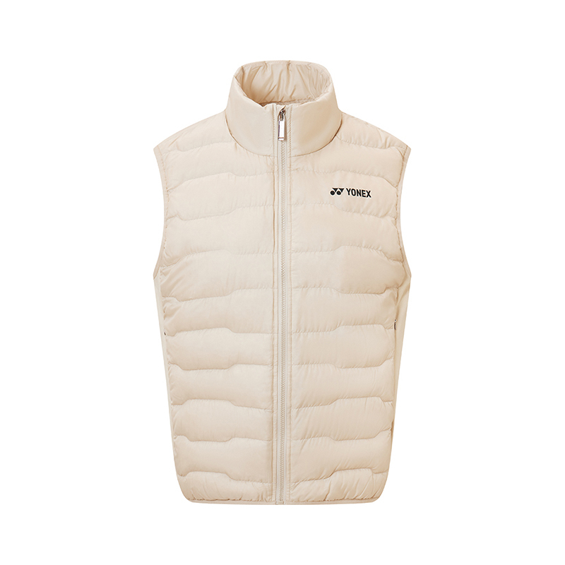 

YONEX Женская пуховая жилетка, Beach Beige Yellow
