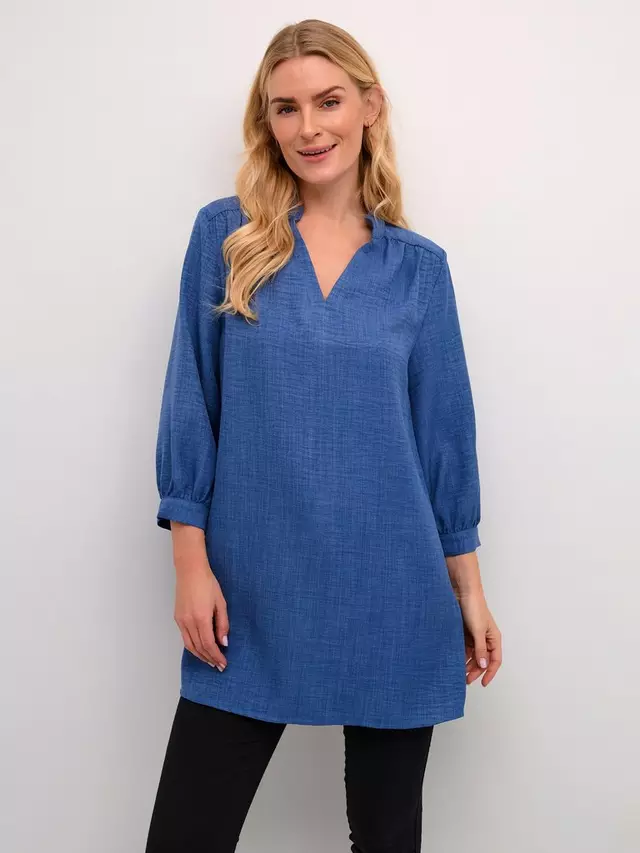 

Топ KAFFE Ellen Tunic, цвет coronet/blue