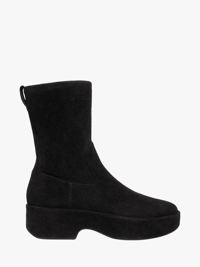 F-Luma замшевые ботинки до середины икры FitFlop, Black