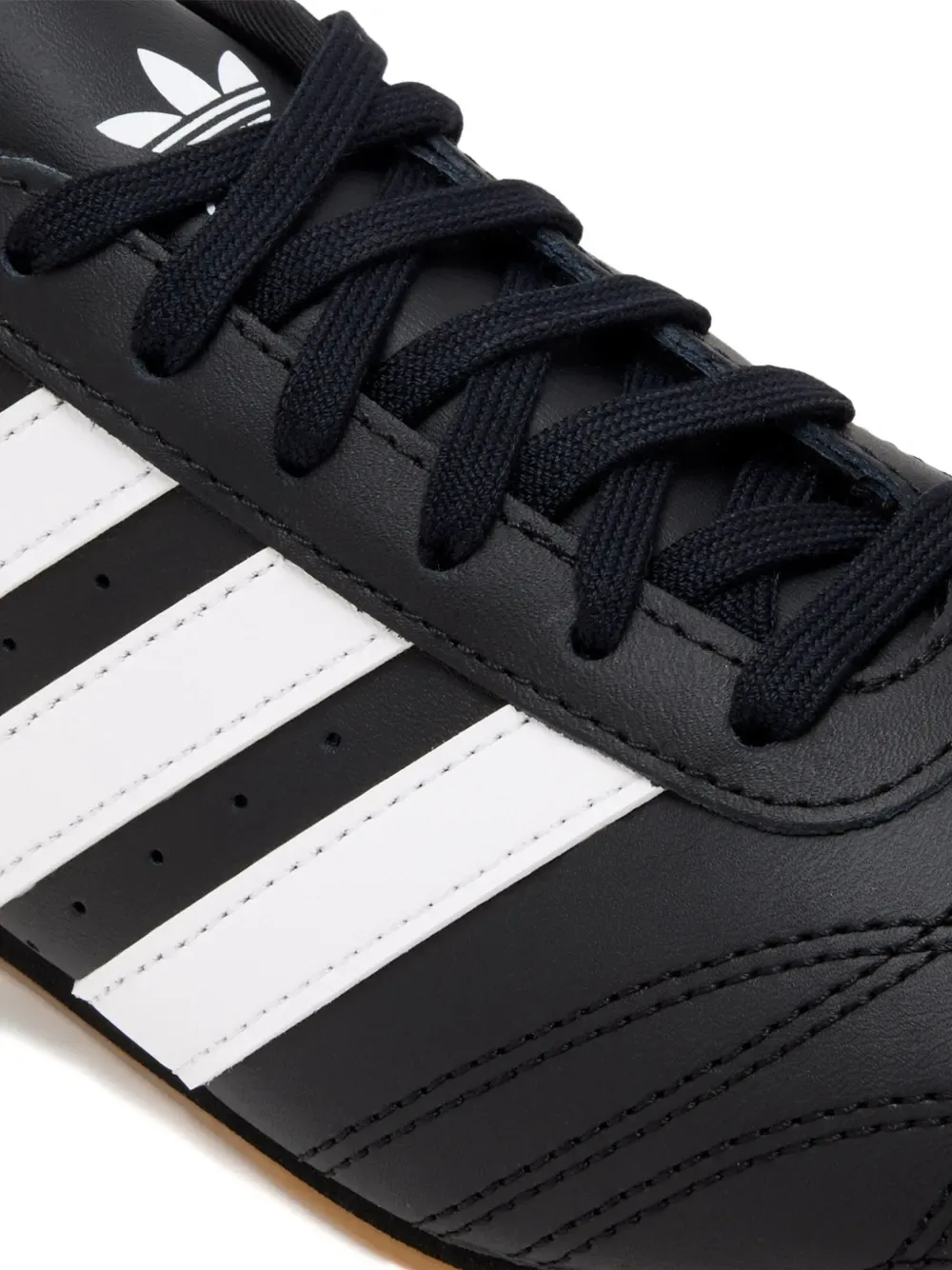 Кеды с полосками и шнуровкой Adidas Kids, черный — фото 2