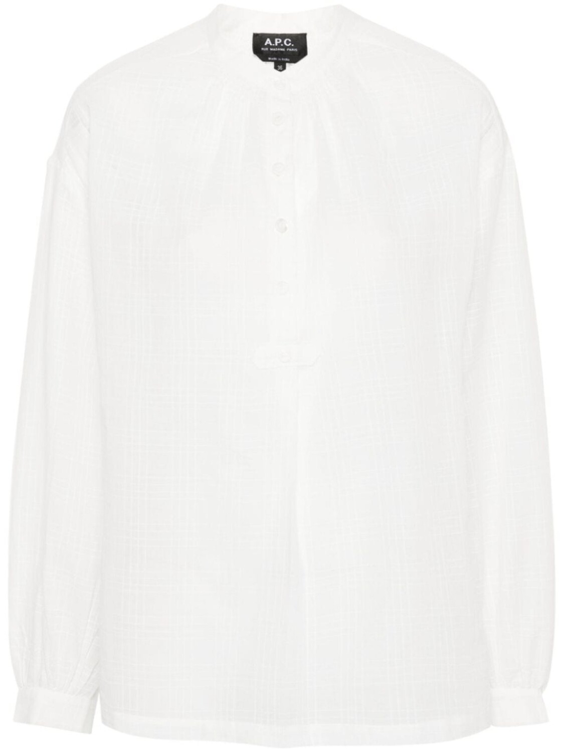 

A.P.C. блузка в клетку, белый