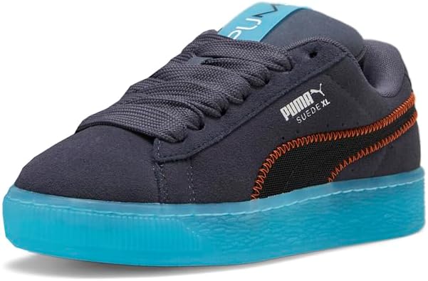 Детские кроссовки Puma Unisex-Child Suede XL (для детей постарше), серый — фото 2