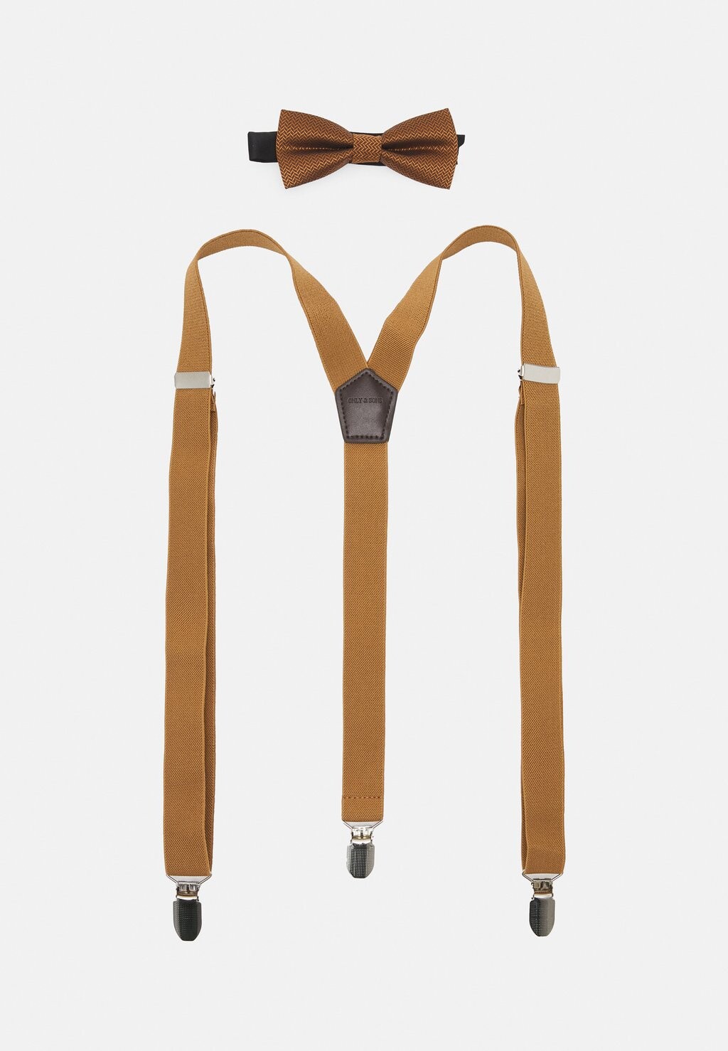 

Галстук-бабочка ONSBOWTIE SUSPENDER SET Only & Sons, цвет brown sugar