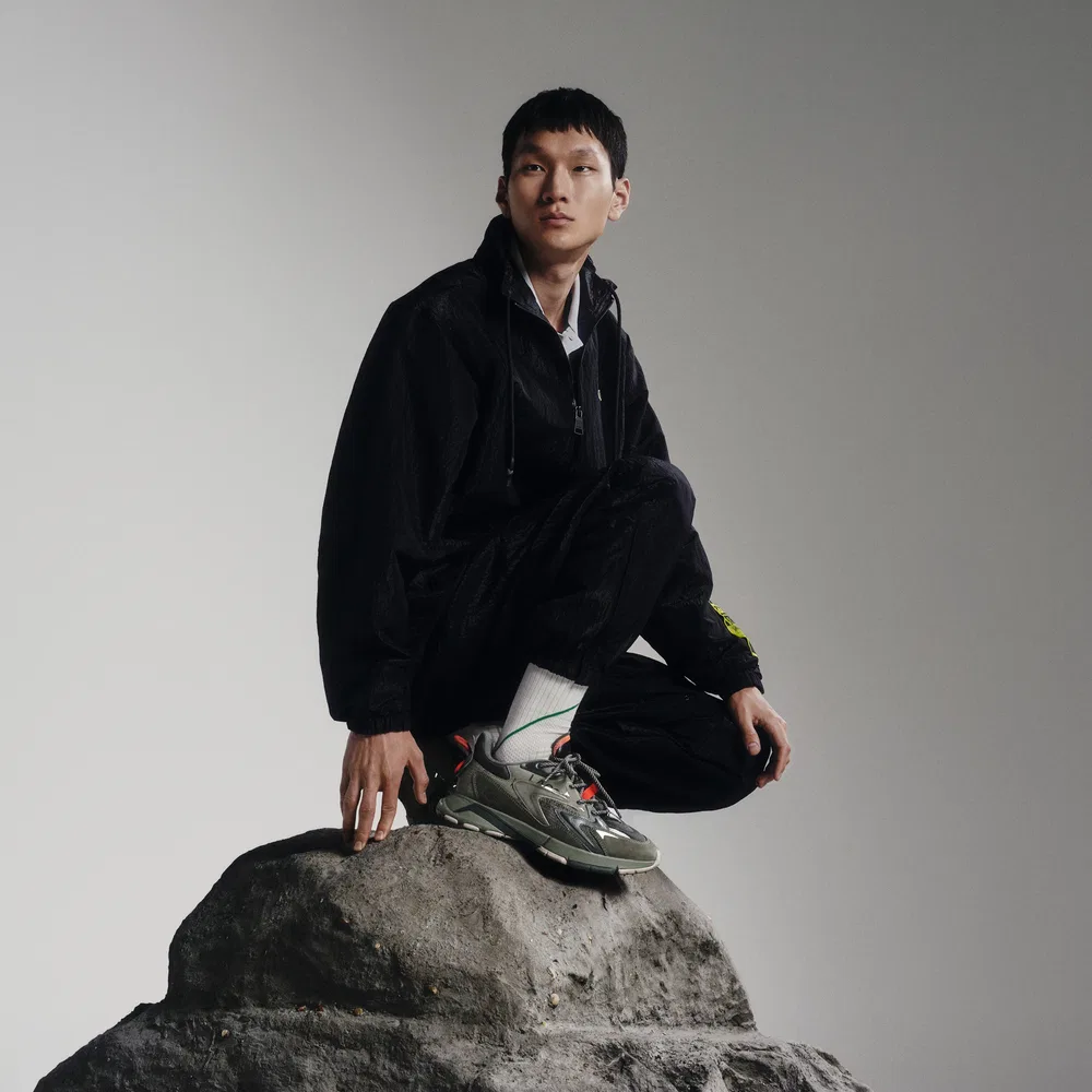 Мужские кроссовки Lacoste L003 Neo Tech цвета хаки — фото 2